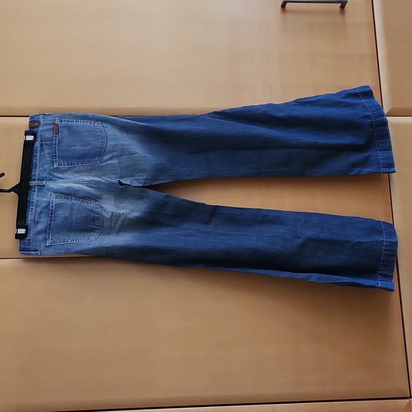 VINTAGE 7 for All Mankind Wide Leg Jeans - Picture 2 of 9